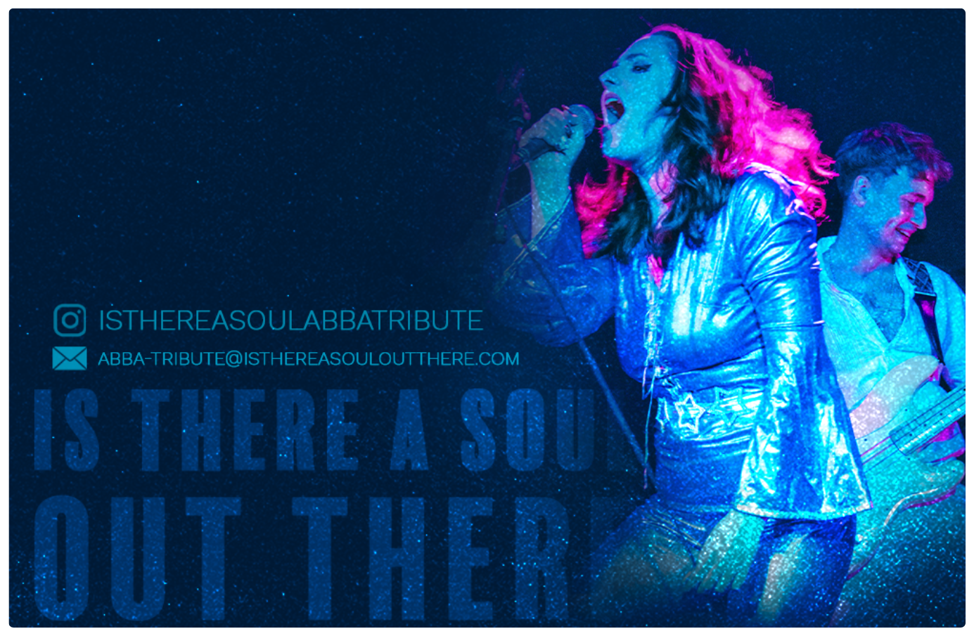 Blue Is There a Soul Out There contact card