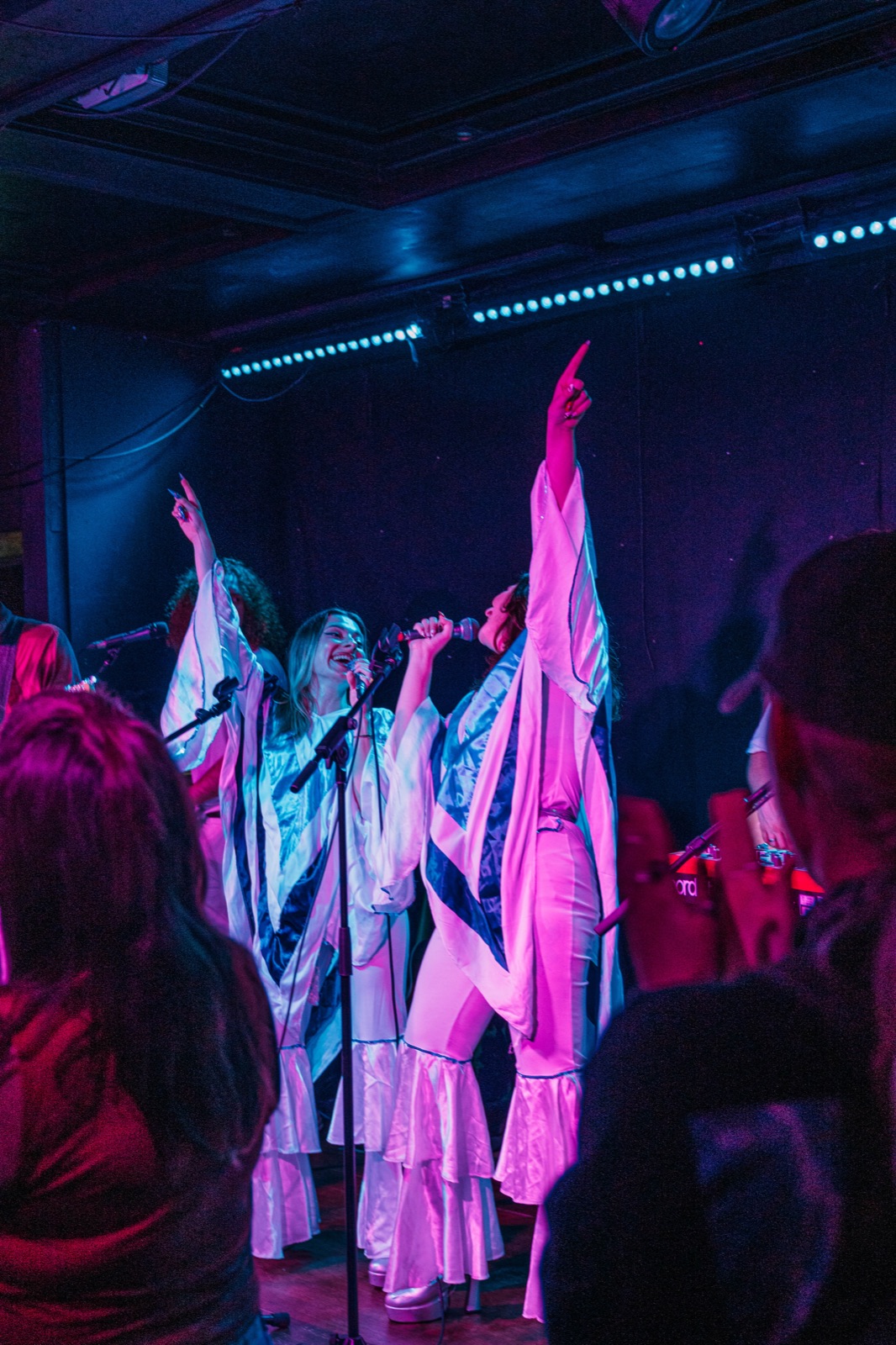A selection of live ABBA tribute photography