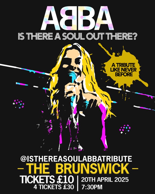 ABBA Is There a Soul Out There ticket poster